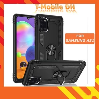 Ốp lưng Samsung A31 🔥𝐅𝐑𝐄𝐄𝐒𝐇𝐈𝐏🔥 Ốp chống sốc 2 lớp kèm nhẫn iring làm giá đỡ cho Samsung A31