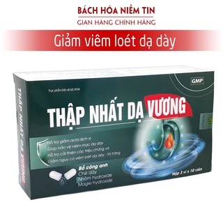 Viên uống giảm đau dạ dày Thập Nhất Dạ Vương - thành phần 100% thảo dược - giảm viêm loét dạ dày tá tràng - Hộp 30 viên