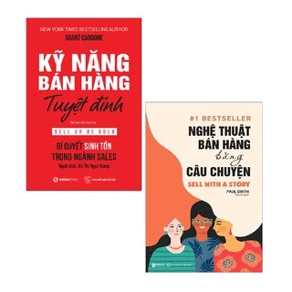 Sách - Combo Kỹ Năng Bán Hàng Tuyệt Đỉnh + Nghệ Thuật Bán Hàng Bằng Câu Chuyện ( 2 cuốn ) Tặng Kèm Bookmark