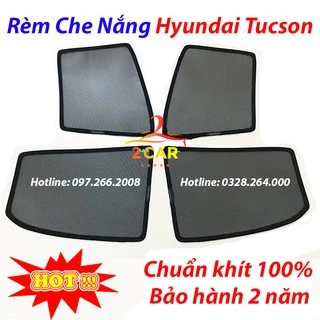 Rèm che nắng xe Hyundai Tucson 2007- 2021, 2022, 2023, 2024 có hút nam châm, hàng dày dặn, che nắng nóng hiệu quả