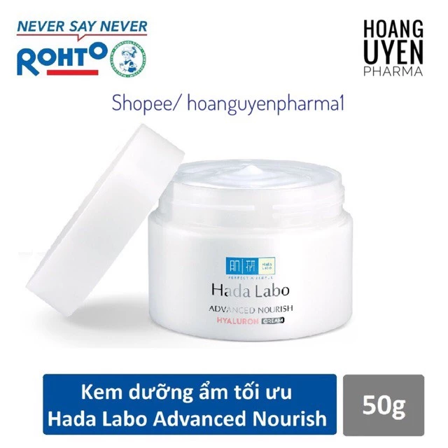 Kem dưỡng ẩm tối ưu Hada labo Advanced Nourish (Kem Hadalabo trắng 50gr)