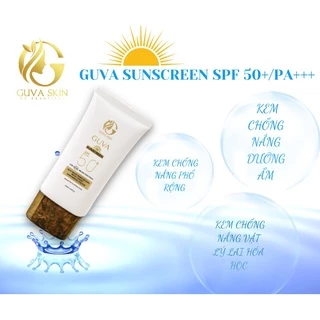 GUVA SUNCREEN SPF 50+/PA+++. KEM CHỐNG NẮNG DƯỠNG ẨM