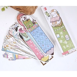 Hộp 30 Bookmark đánh dấu trang hình cute-KTBOOK