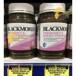 Vitamin tổng hợp bầu: Blackmores Pregnancy &Breastfeeding gold 180 viên