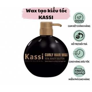 WAX TẠO KIỂU KASSI DÀNH CHO TÓC UỐN, ]Wax tạo kiểu tóc xoăn Kassi Hương nước hoa 250ml