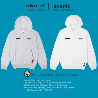 Áo Khoác Levents® DORAEMON COLLAB ZIPPER HOODIE (Grey,White) Unisex dx.resell