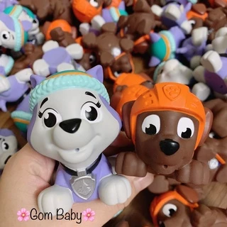 Set 2 Chó Cứu Hộ Cao Su Phun Nước Pawpatrol