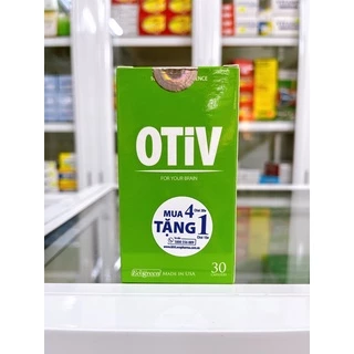 ✅[Chính hãng] OTIV cải thiện mất ngủ, đau đầu, chóng mặt, tăng cường trí nhớ, làm giảm nguy cơ tai biến (Hộp 30 viên)