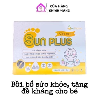 Sữa non Sun Plus hộp 30 gói chính hãng