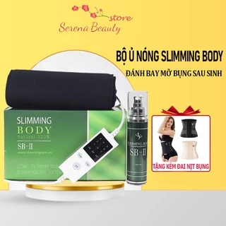 [CHÍNH HÃNG] BỘ Ủ NÓNG SLIMMING BODY ĐAI NỊT BỤNG CẢI TIẾN GIẢM MỠ SIẾT EO THON GỌN GIẢM CÂN