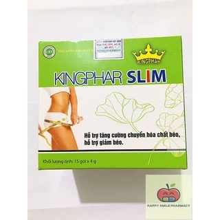 Trà giảm cân Kingphar SLIM- hỗ trợ giảm cân an toàn hiệu quả