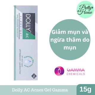 [DATE MỚI-CHÍNH HÃNG PHÒNG KHÁM DA]Gel / Kem ngừa mụn và giảm thâm do mụn Dolly Acnes Acne AC Gel 15g Gamma