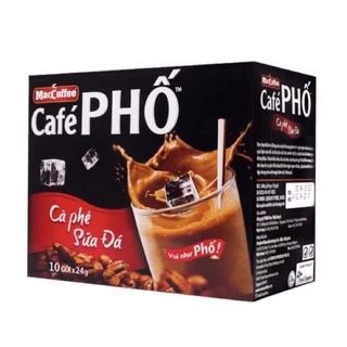 Cà phê hoà tan Phố sữa đá 10 gói /Hộp