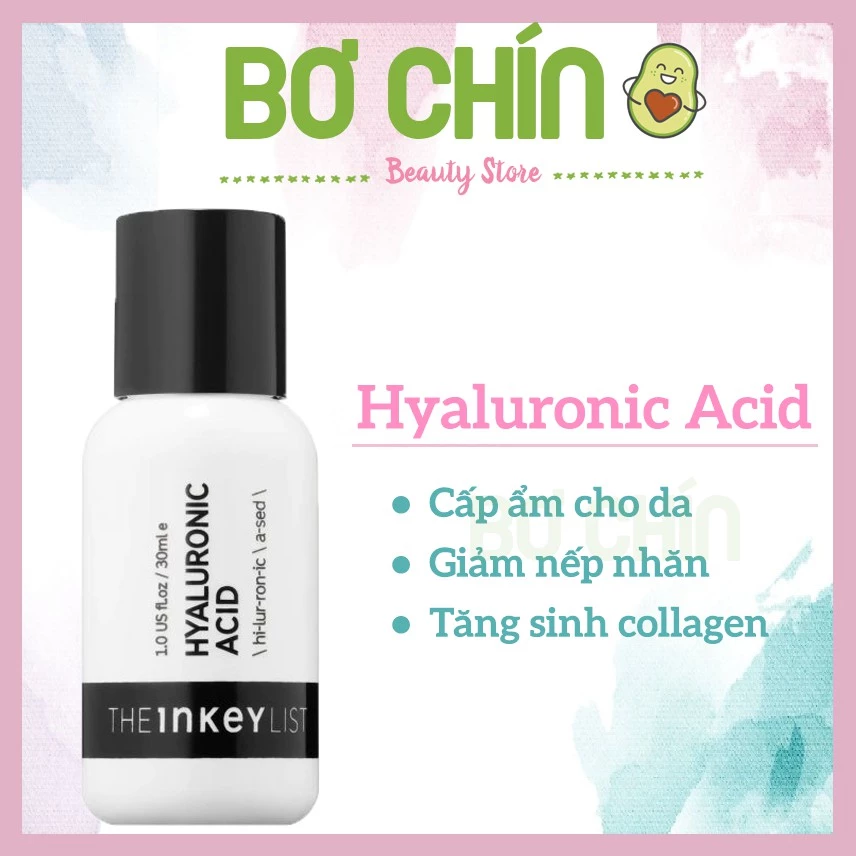 Serum cấp ẩm Hyaluronic Acid THE INKEY LIST
