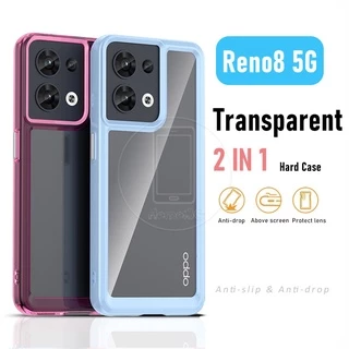 Ốp Điện Thoại Nhựa Acrylic Cứng Trong Suốt Chống Sốc Cho OPPO Reno 8 8Z 7 7Z Pro Reno8 5G