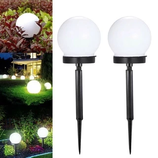 Đèn LED Hình Bóng Đèn Tròn Năng Lượng Mặt Trời Chống Thấm Nước Trang Trí Sân Vườn