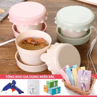 [Tổng Kho Sỉ] Cốc Ly Uống Nước Gấp Gọn Nhựa Lúa Mạch Cá Nhân Văn Phòng Bỏ Túi