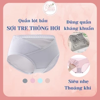 Quần Lót Bầu Cạp Chéo Sợi Tre Thông Hơi, Mềm Siêu Co Dãn, Mỗi Quần Lót Bầu 1 Túi Zip Bella Mama - Q19.