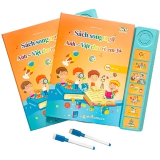 { PHIÊN BẢN ĐẶC BIỆT 2022 } Sách Điện Tử Song Ngữ Thông Minh Anh Việt Giúp Bé Học Tiếng Anh Tiếng Việt