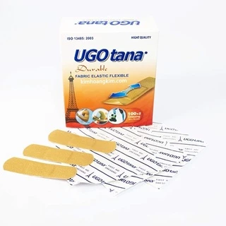 UGO Tana - Băng dính cá nhân, băng gâu Y tế, băng vết thương Chất liệu vải độ dính cao - Loại 30 & 102 miếng