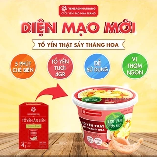 Tổ Yến Ăn Liền Hạt Sen Táo Đỏ 12g Yến Sào Nha Trang (bao bì mới)