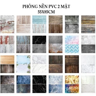 Tấm Phông Nền Chụp Ảnh 3D Vân Gỗ, Vân Đá Marble, Tường Gạch, Tường Xi Măng