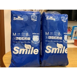 Combo 10 gói bỉm quần Smile size M 80 miếng, size L 70 miếng