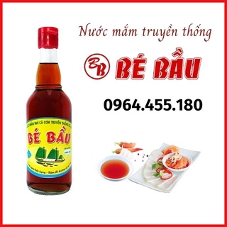 1 chai 500ml Nước Mắm Bé Bầu loại đặc biệt| Chai thủy tinh| Loại ngon nhất.