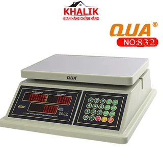 Cân tính tiền điện tử 2 mặt 30kg KHALIK QUA 832 Loại Chống Nước