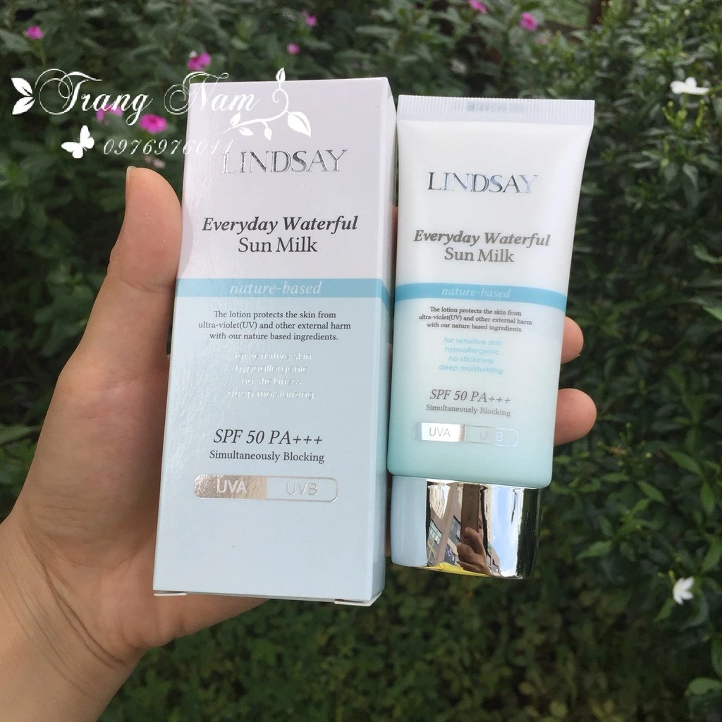 KEM CHỐNG NẮNG LINDSAY EVERYDAY WATERFUL SPF50PA++ (HÀN)