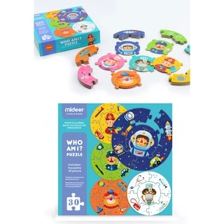 Mideer - Bộ Ghép Hình Puzzle 30 Miếng Độc Đáo: Who Am I? (Tớ Là Ai?)