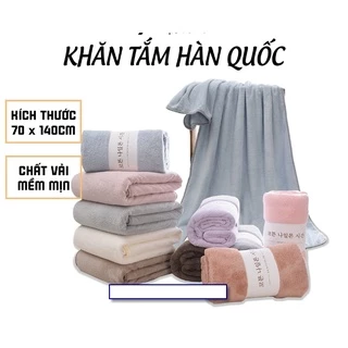 (Gía Sỉ) Khăn tắm lông cừu hàn quốc cao cấp 70x140 cm siêu mềm mịn thấm nước -KHĂN LÔNG T140 TRƠN