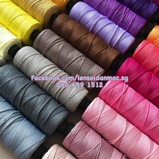 Sợi dệt trơn 2mm Craftyarn VN (Mã 01 ~ Mã 50)