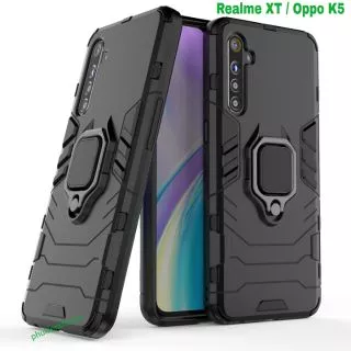 Ốp lưng Realme XT / Realme X2 / Oppo K5 / Realme C53 chống sốc Iron Man Iring giá đỡ chân đế