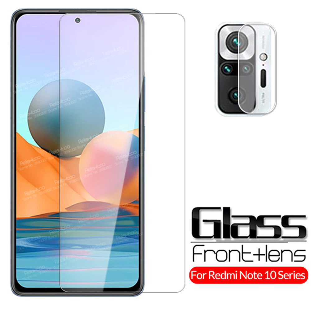 Kính cường lực bảo vệ camera điện thoại cho Xiaomi Redmi Note 10 Pro Redme Nota 10Pro Note10 Not 10s Nota10 Not10