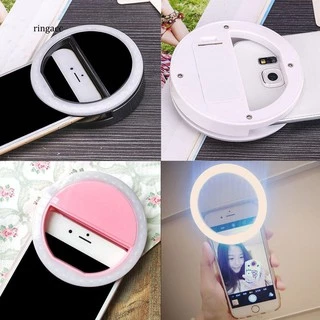 Vòng đèn LED hỗ trợ chụp ảnh selfie gắn trên điện thoại tiện lợi