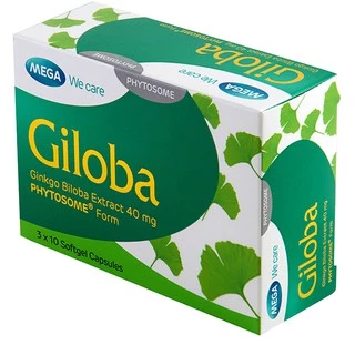 Giloba – Hỗ trợ giảm chóng mặt, nhức đầu, tăng cường trí nhớ, hoạt huyết dưỡng não (30 viên)