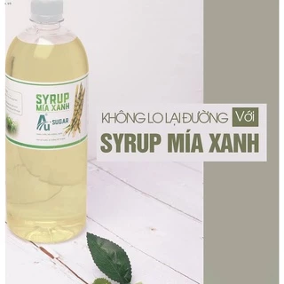 Đường nước - Syrup mía xanh Au+ chai 1L