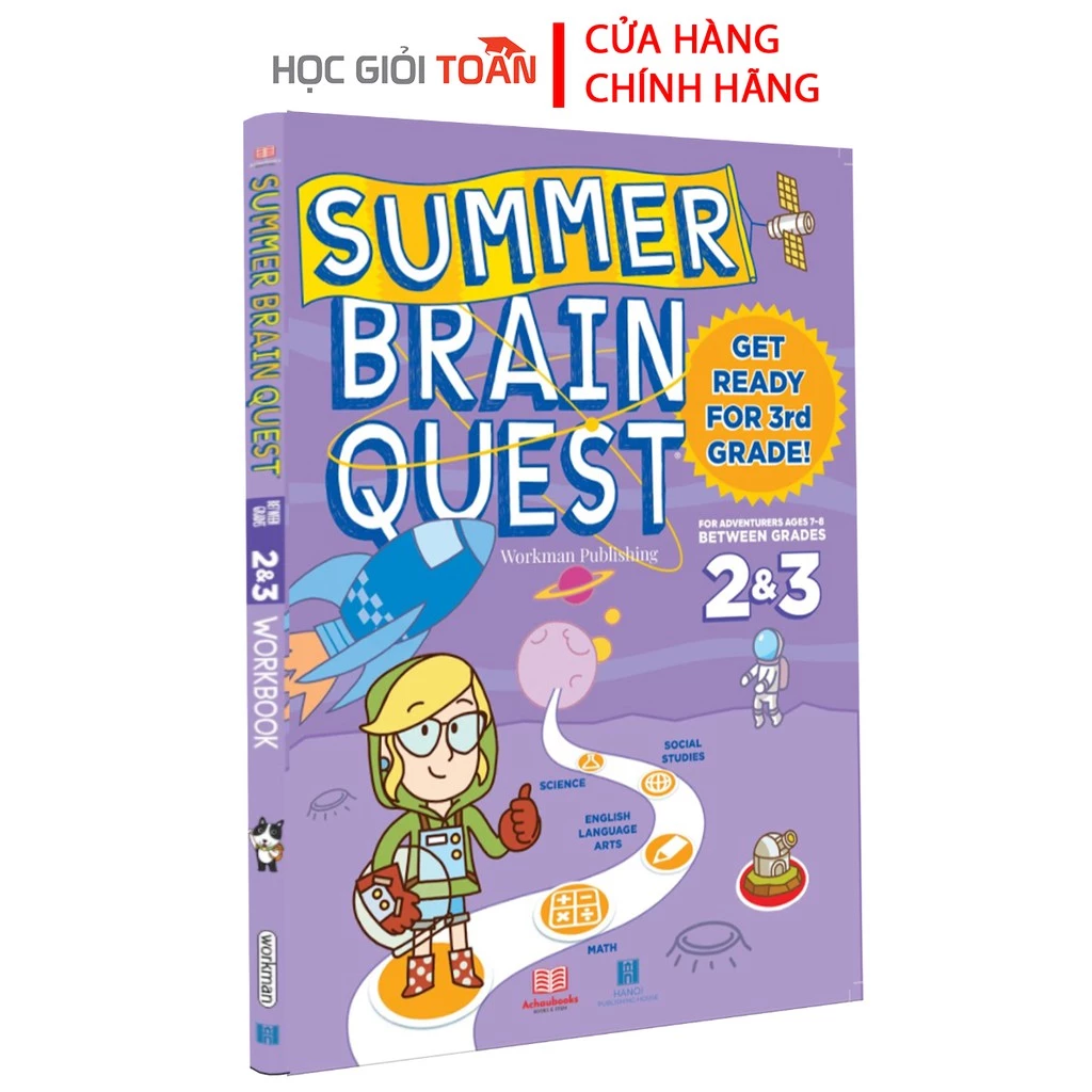 Sách Summer BrainQuest - dành cho bé 7 đến 8 tuổi