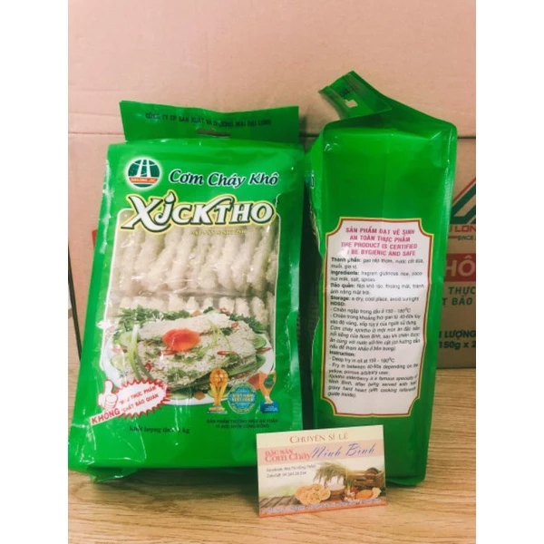 Cơm cháy Xích Thổ chưa chiên 1kg (Đặc Sản Ninh Bình)