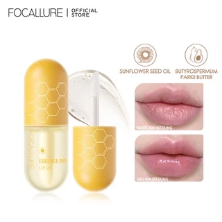 Dầu dưỡng môi FOCALLURE 20g tự nhiên làm mềm giảm nếp nhăn không thấm nước