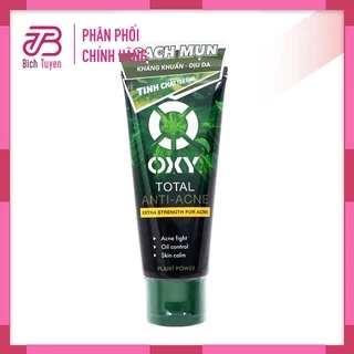 Sữa rửa mặt OXY Total Anti Acne ngăn ngừa mụn Kem Sữa rửa mặt Oxy Tút sáng da, Sạch bã nhờn, ngừa khuẩn mụn, làm dịu da