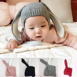 Mũ beanie tai thỏ ấm áp đáng yêu dành cho bé