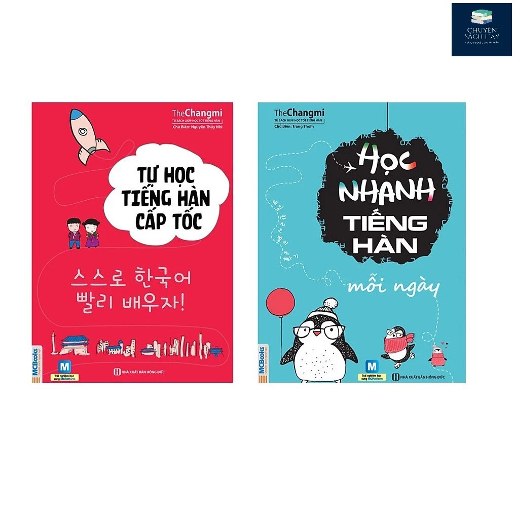 Sách - Combo Học Nhanh Tiếng Hàn và Tự Học Tiếng Hàn Cấp Tốc