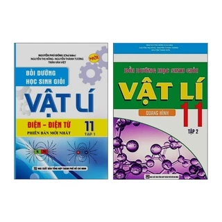 Sách - Combo Bồi Dưỡng Học Sinh Giỏi Vật Lý 11 (tập 1 + tập 2)