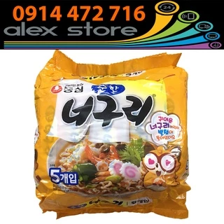 Bịch 5 Gói Mì Gấu Trúc Neoguri Nongshim Cay Nhẹ 120 Gram x 5