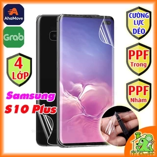 [Mặt Trước-Ảnh Thật] Dán Dẻo PPF Samsung S10 Plus Cường Lực Trong/ Nhám