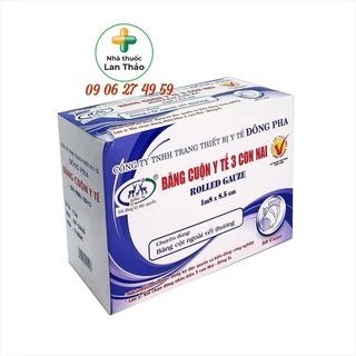 Băng cuộn y tế đông pha hộp 50 cuộn 1,8MX0,085M