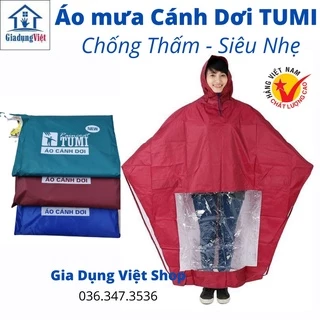 Áo Mưa Cánh Dơi 1 Đầu Tumi New