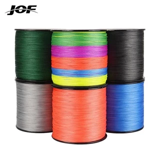 JOF Cuộn Dây Câu Cá Bện 4 Sợi 300M 500M 1000M PE 8-80LB